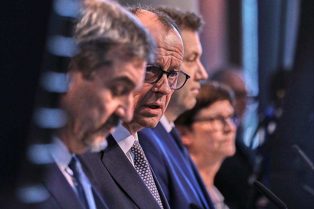 Söder, Merz, Klingbeil, Esken (Archiv)
