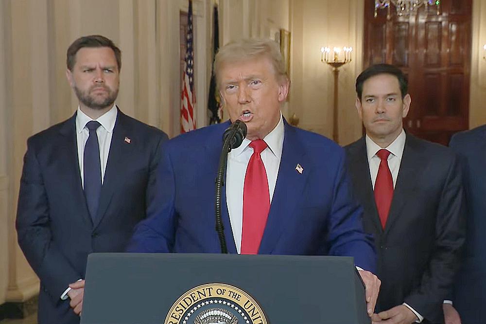 Donald Trump am 21.06.2025 US-Ostküstenzeit