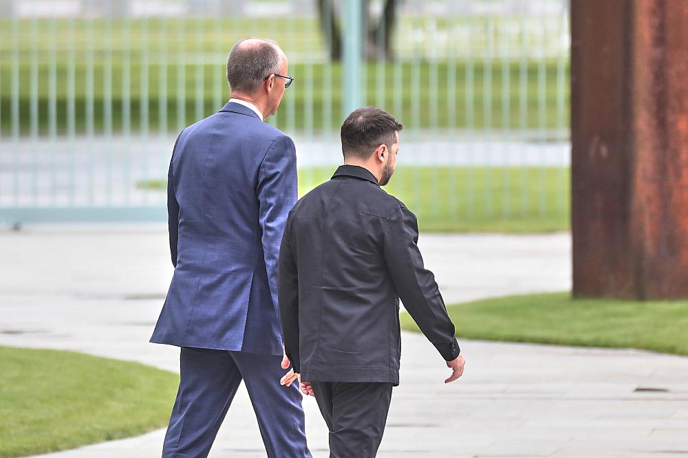 Friedrich Merz und Wolodymyr Selenskyj (Archiv)