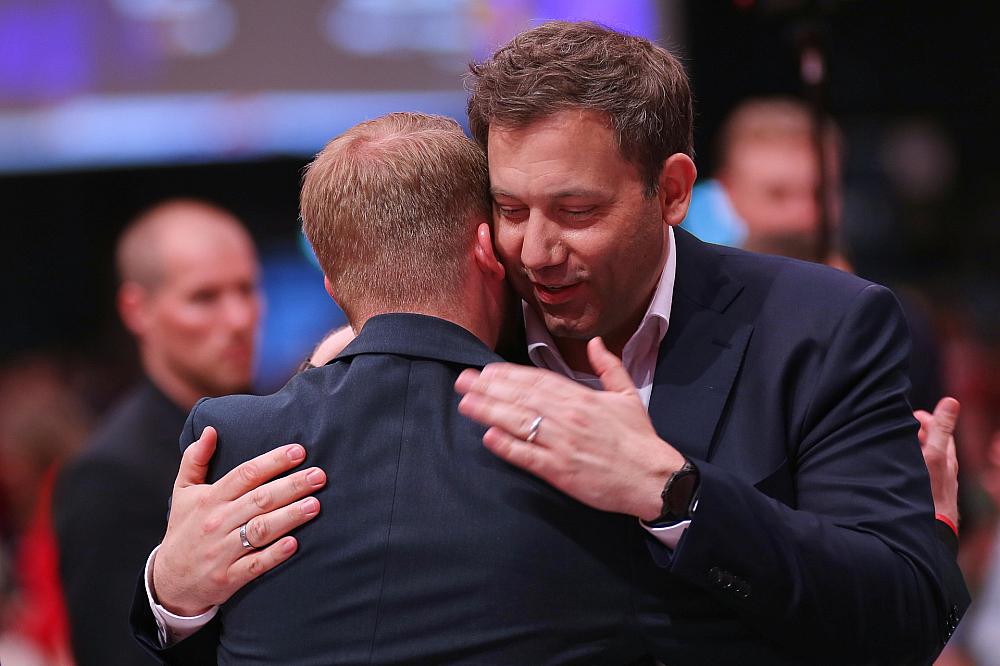 Tim Klüssendorf und Lars Klingbeil am 27.06.2025