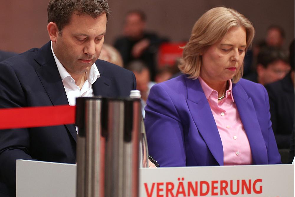 Lars Klingbeil und Bärbel Bas am 27.06.2025