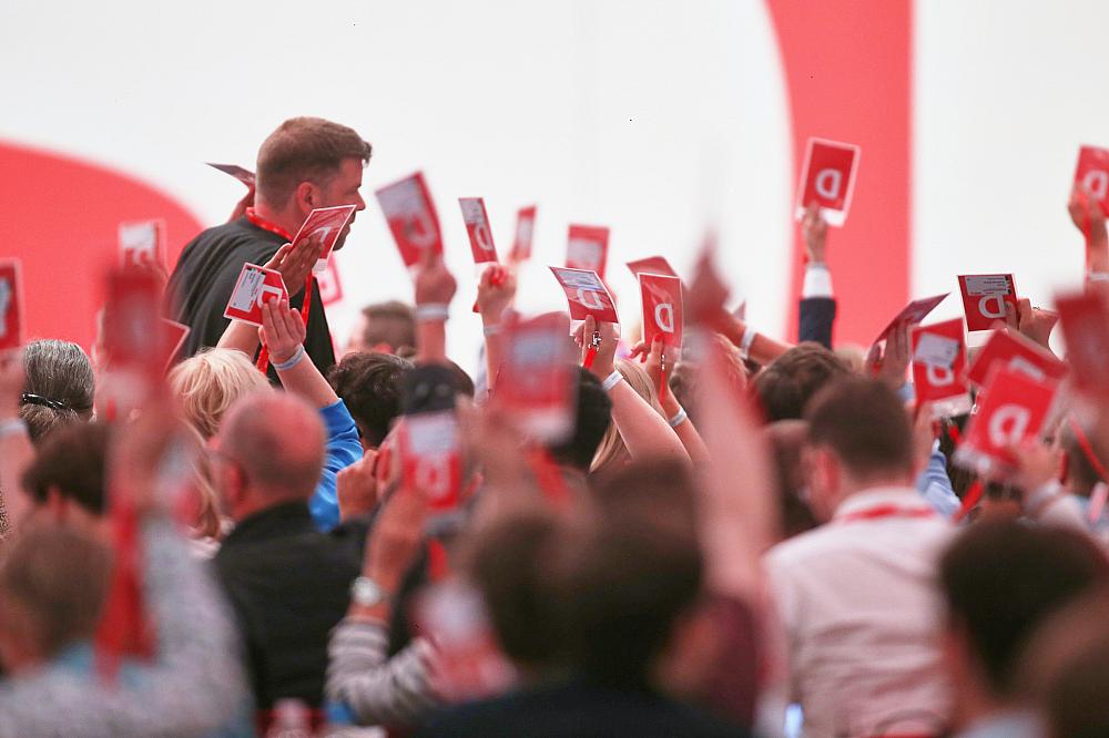 Abstimmung auf SPD-Parteitag am 29.06.2025