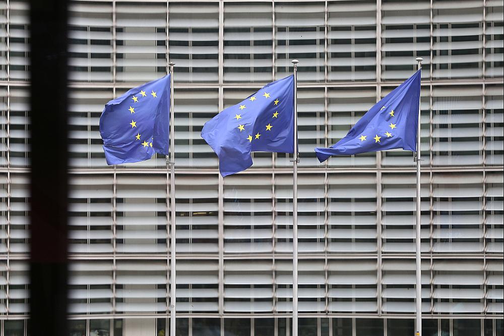 EU-Fahnen am 26.06.2025