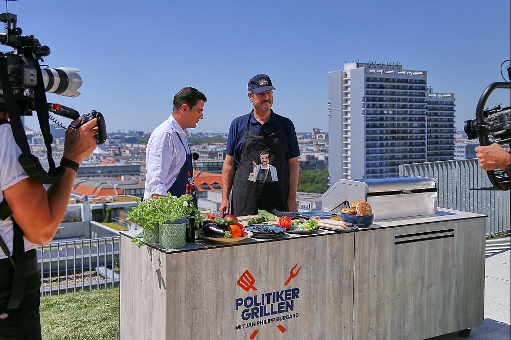 Jan Philipp Burgard und Markus Söder am 02.07.2025