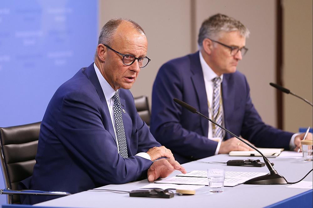 Friedrich Merz und Stefan Kornelius (Archiv)