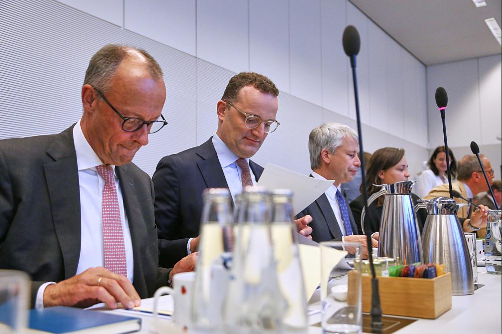CDU/CSU-Fraktionssitzung am 07.07.2025