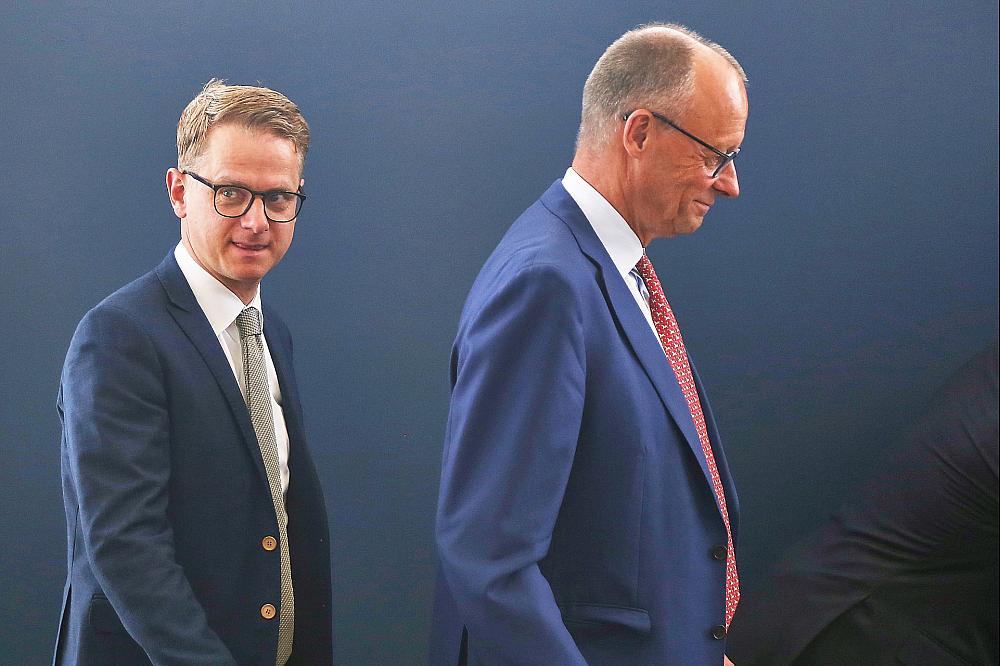 Carsten Linnemann und Friedrich Merz (Archiv)