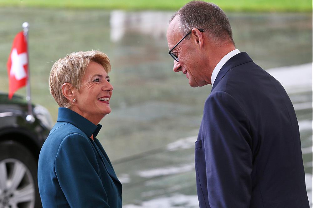 Karin Keller-Sutter und Friedrich Merz am 02.09.2025
