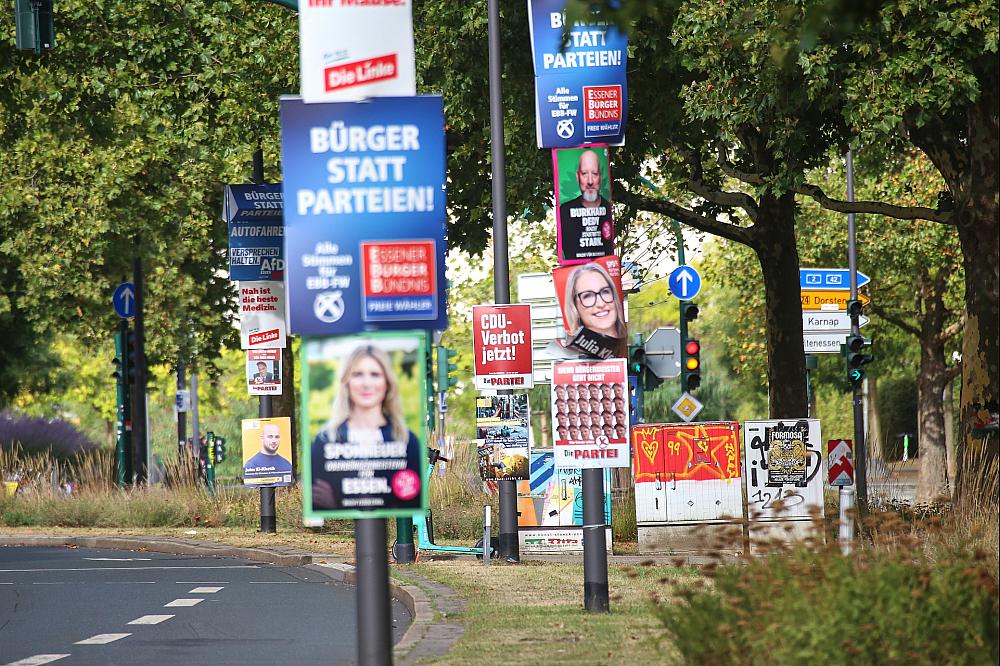 Wahlplakate zur Kommunalwahl (Archiv)