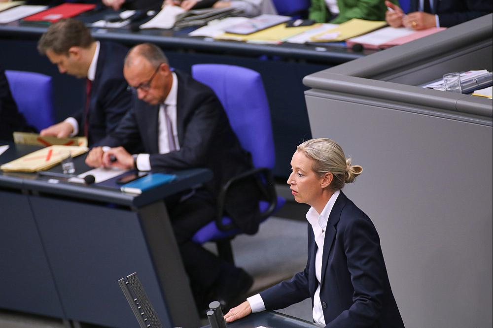 Klingbeil, Merz und Weidel (Archiv)
