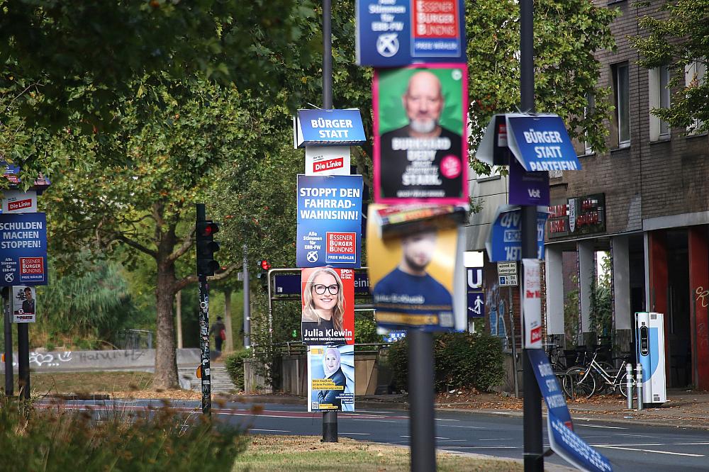 Wahlplakate zur Kommunalwahl (Archiv)