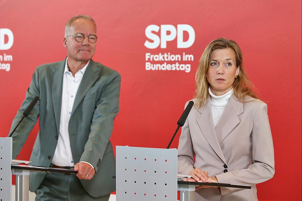 Matthias Miersch und Siemtje Möller am 15.09.2025