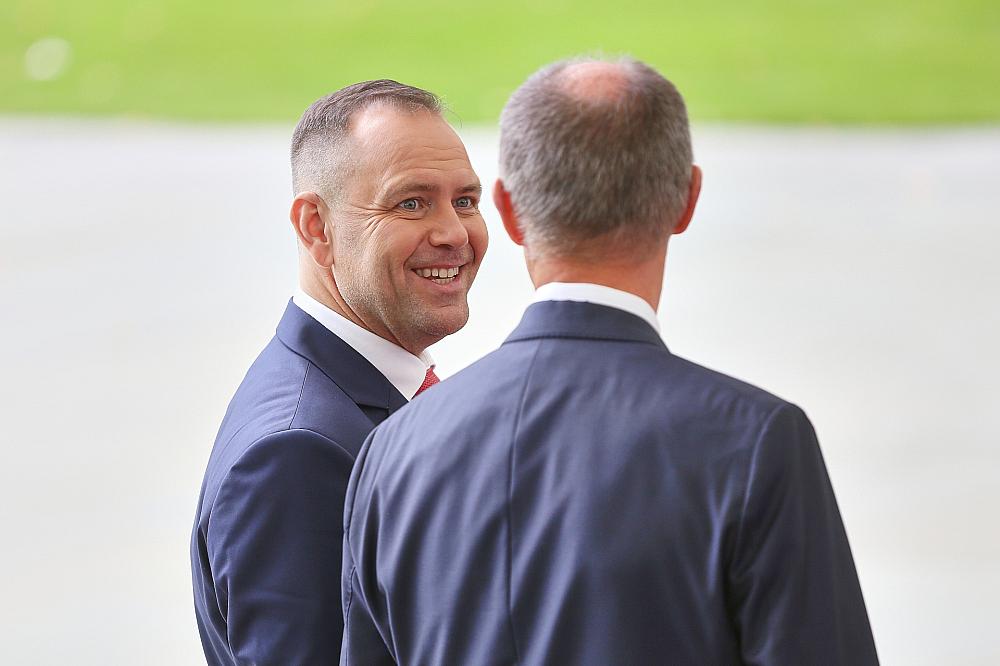 Karol Nawrocki und Friedrich Merz am 16.09.2025