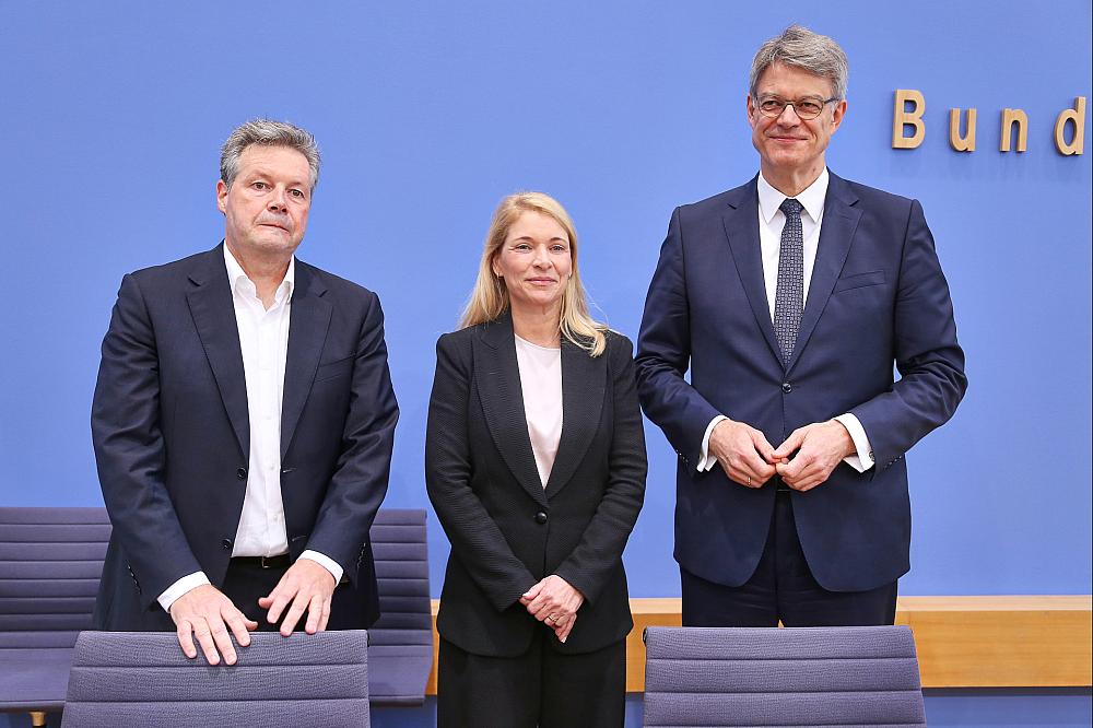 Dirk Rompf, Evelyn Palla und Patrick Schnieder am 22.09.2025