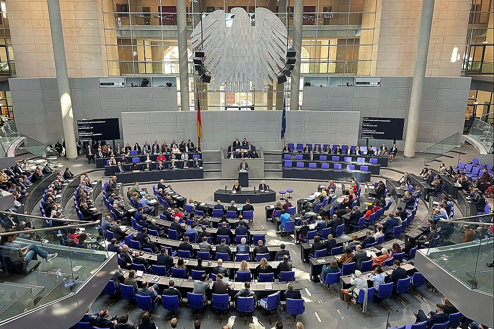 Bundestagssitzung im September 2025