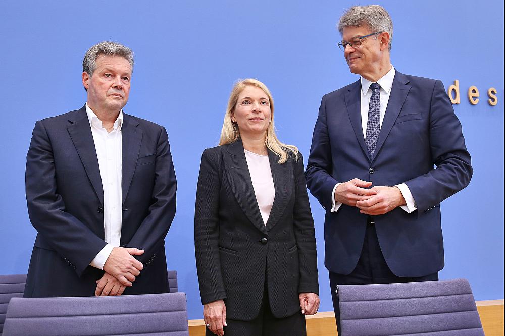Dirk Rompf, Evelyn Palla und Patrick Schnieder am 22.09.2025