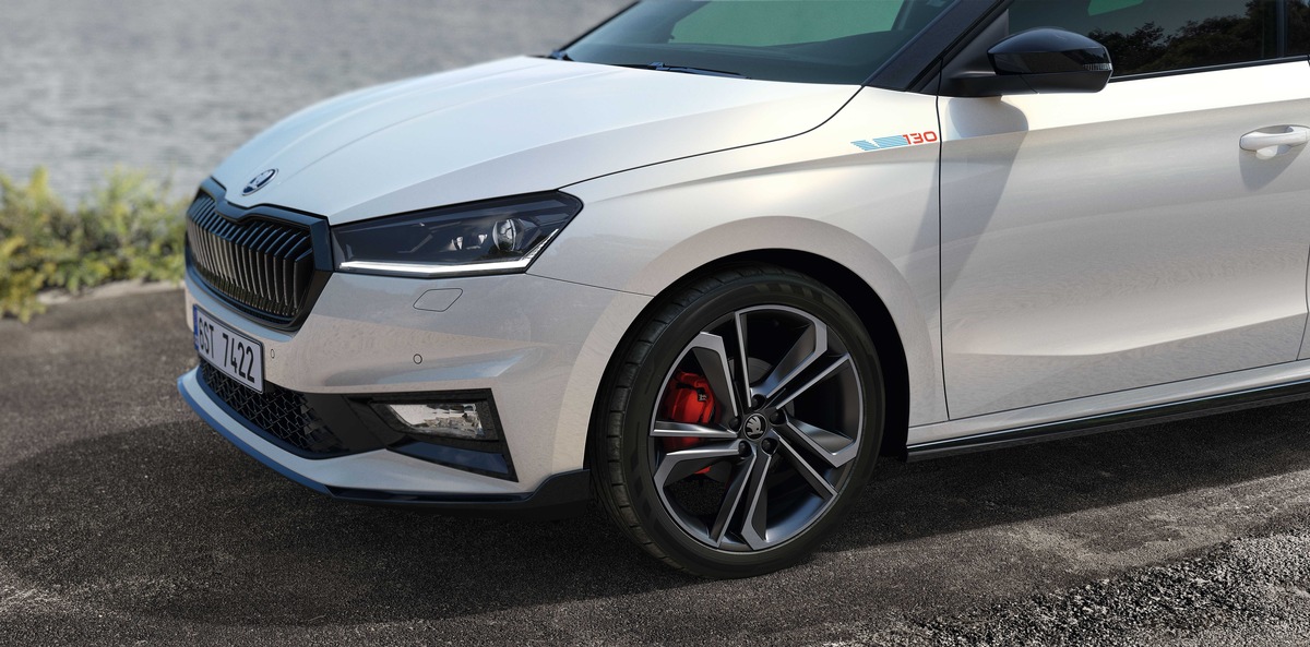Škoda Fabia 130: Sonderedition feiert das Jubiläum von Škoda Auto und seine Motorsporttradition