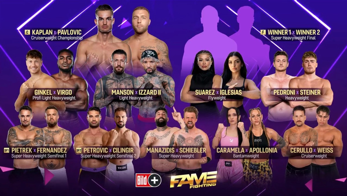 Fame Fighting 3: Das große Messen in Essen der Reality-Stars morgen live bei BILD.de / Promibox-Event des Jahres am Samstag, 18. Oktober 2025 um 18.00 Uhr live und exklusiv mit BILDplus Fight-Pass