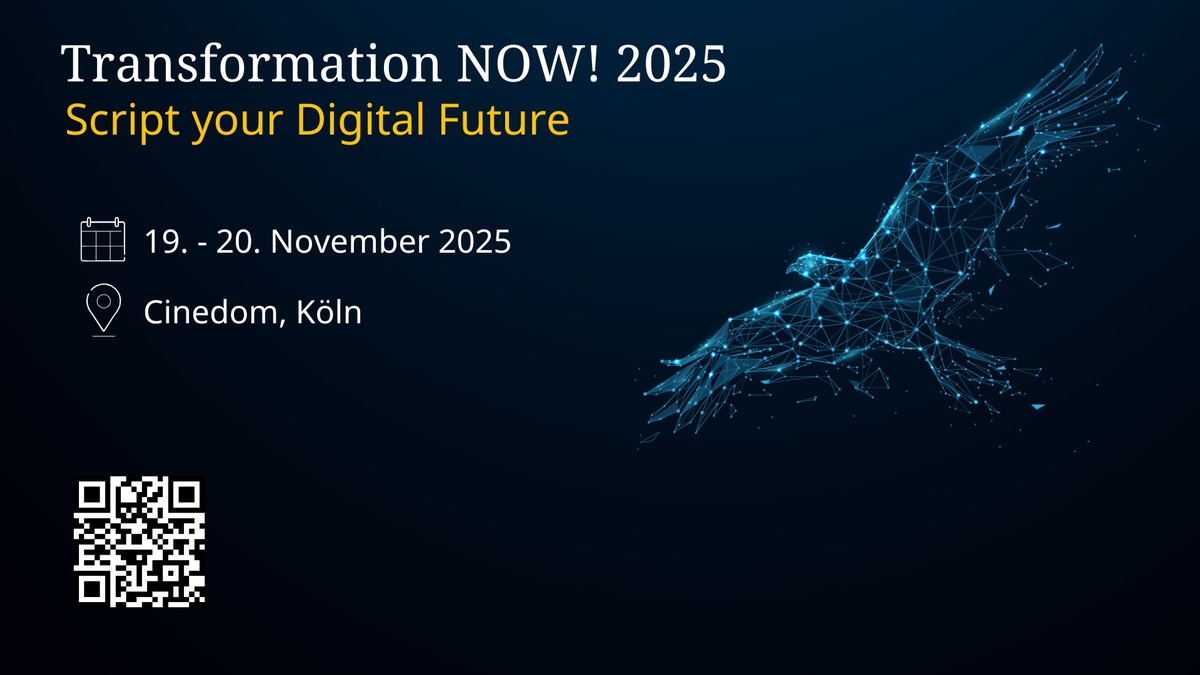 Die Transformation NOW! 2025: Mit SAP® auf großer Leinwand in die digitale Zukunft