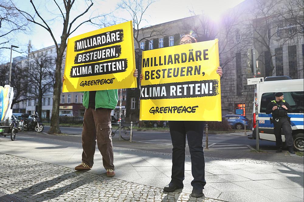 Greenpeace-Protest (Archiv) über dts Nachrichtenagentur