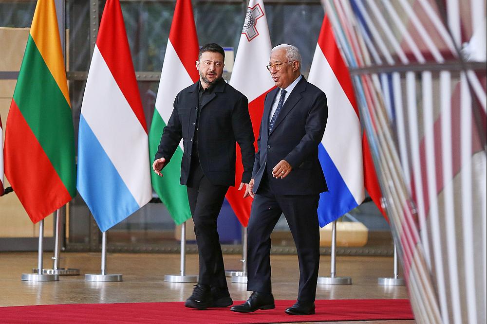 Wolodymyr Selenskyj und António Costa am 23.10.2025 über dts Nachrichtenagentur