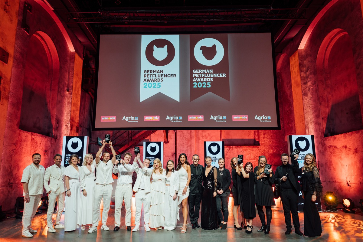 animonda präsentiert die German Petfluencer Awards 2025 / Team Cats triumphiert bei der PETFLUENCER NIGHT