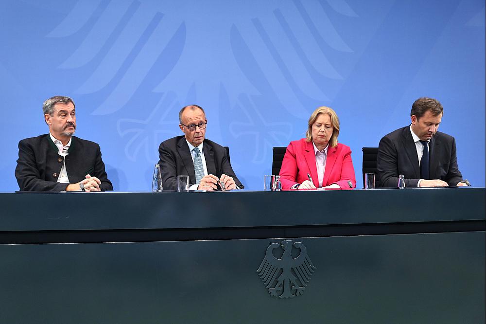 Söder, Merz, Bas und Klingbeil (Archiv)