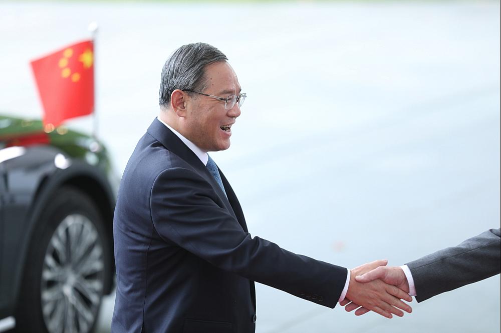 Li Qiang, Ministerpräsident von China, 2023 in Berlin