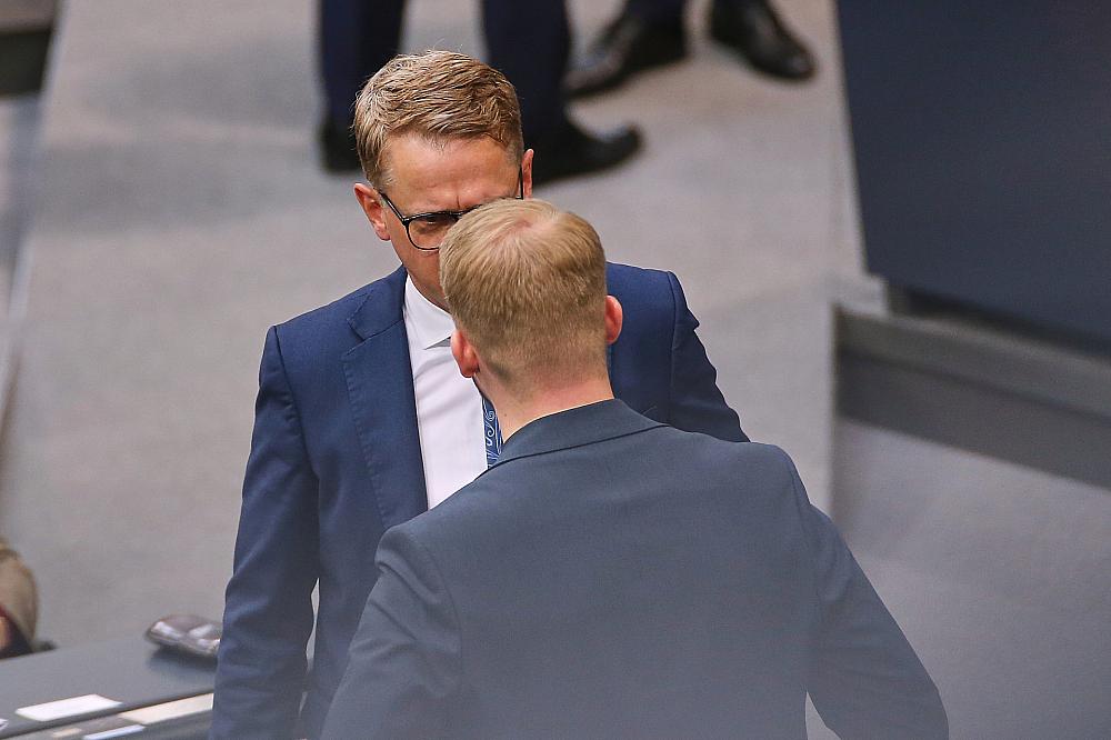 Carsten Linnemann und Tim Klüssendorf (Archiv)
