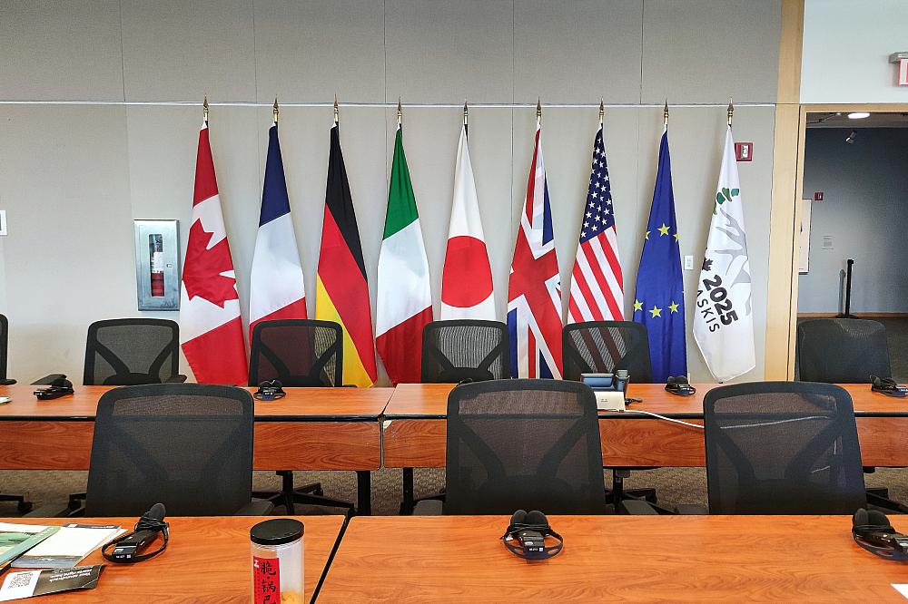 Flaggen der G7-Länder (Archiv)