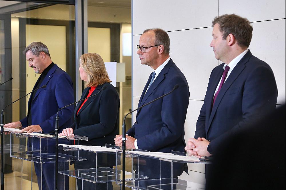 Pressekonferenz nach Koalitionsausschuss am 13.11.2025
