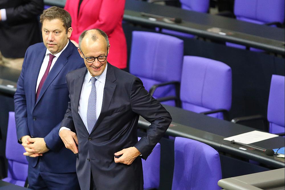 Lars Klingbeil und Friedrich Merz am 14.11.2025