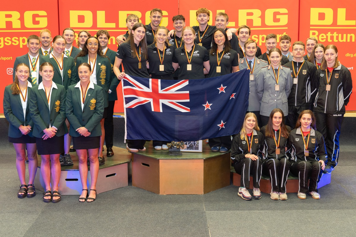 Neuseeland gewinnt erstmals 31. Internationalen Deutschlandpokal im Rettungsschwimmen