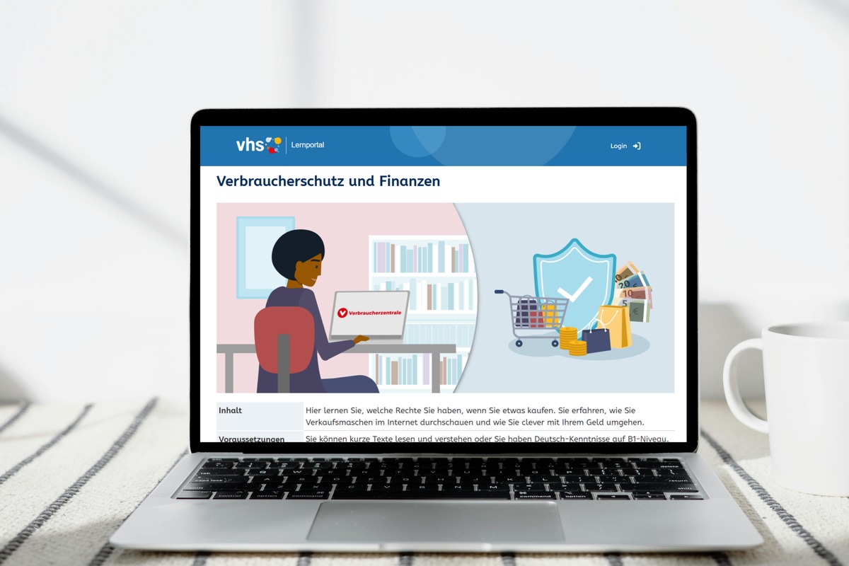 Sicherheit beim Online-Kauf - Verbraucherrechte leicht erklärt / Deutscher Volkshochschul-Verband und Verbraucherzentrale Baden-Württemberg veröffentlichen gemeinsam niedrigschwelliges Bildungsangebot