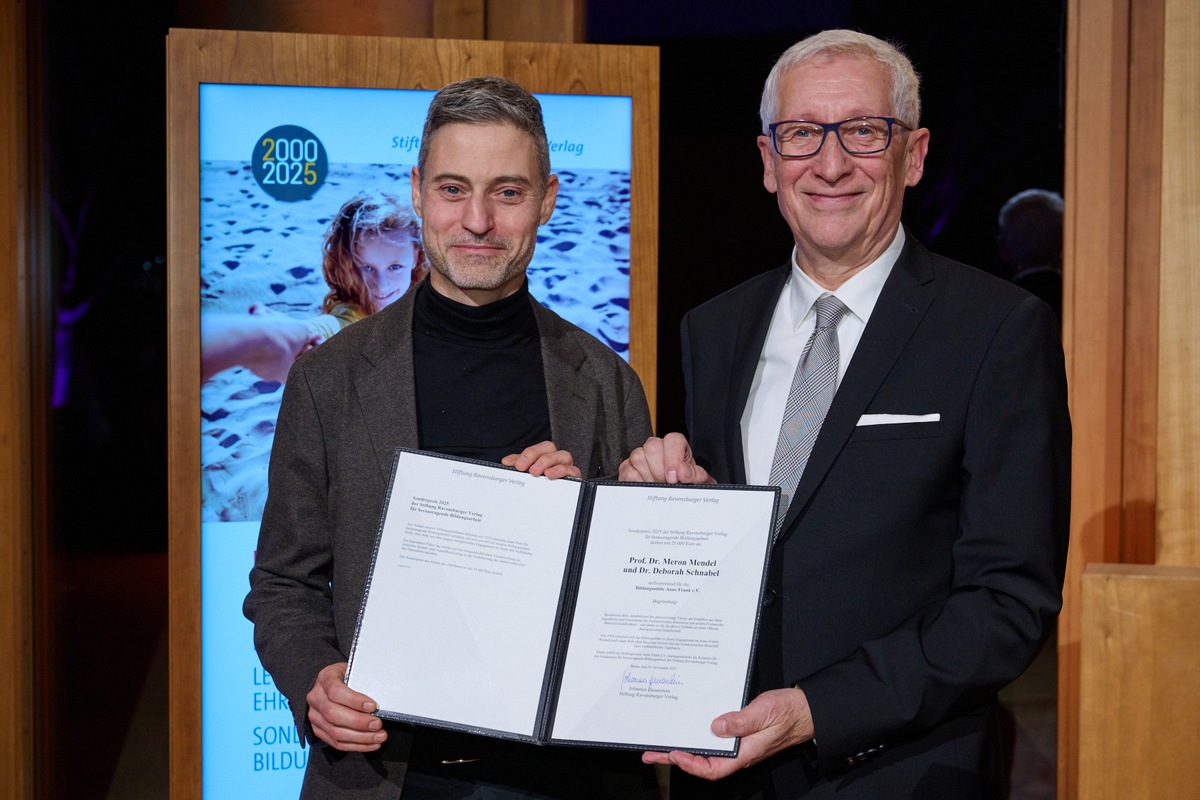 Preisverleihung / Stiftung Ravensburger Verlag würdigt literarisches Werk und Bildungsinitiativen