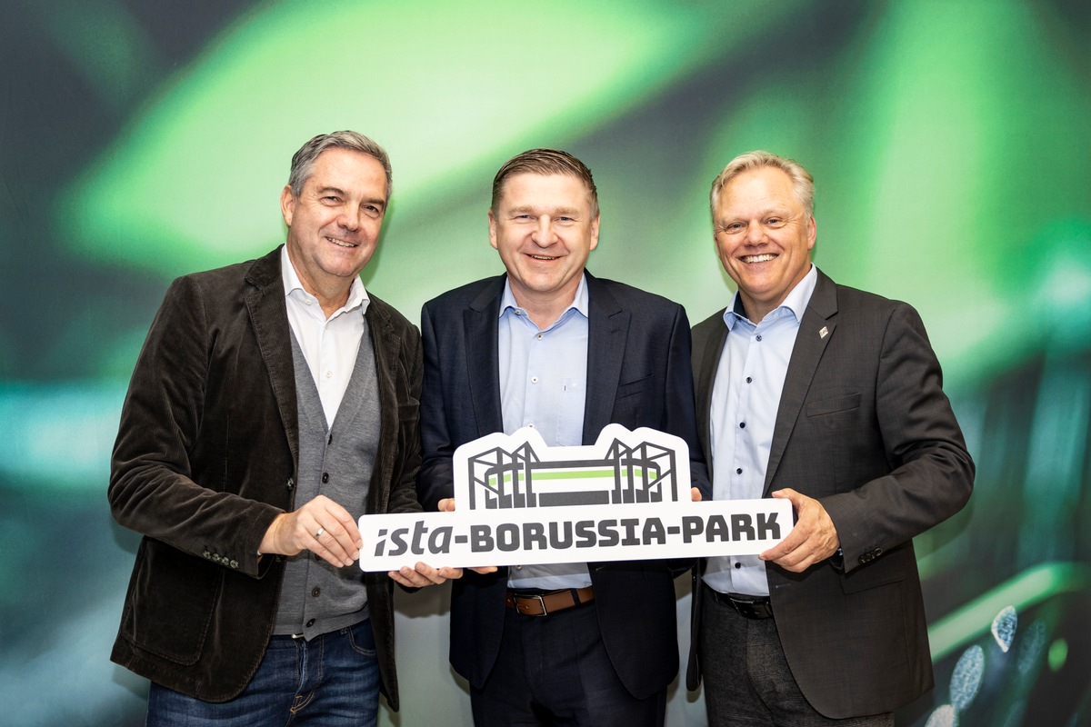 ista bringt Energie ins Spiel - Borussia-Park wird zum ista-Borussia-Park