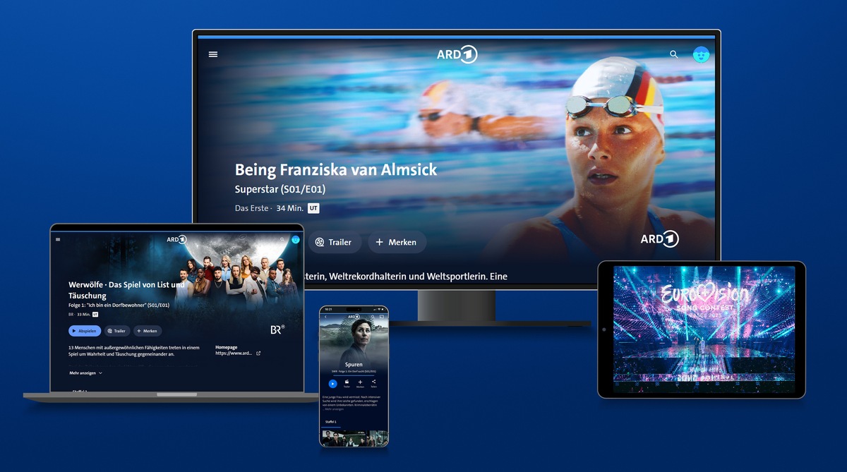 Rekordreichweite für die ARD - die Jahresbilanz 2025 für die ARD Mediathek und Das Erste