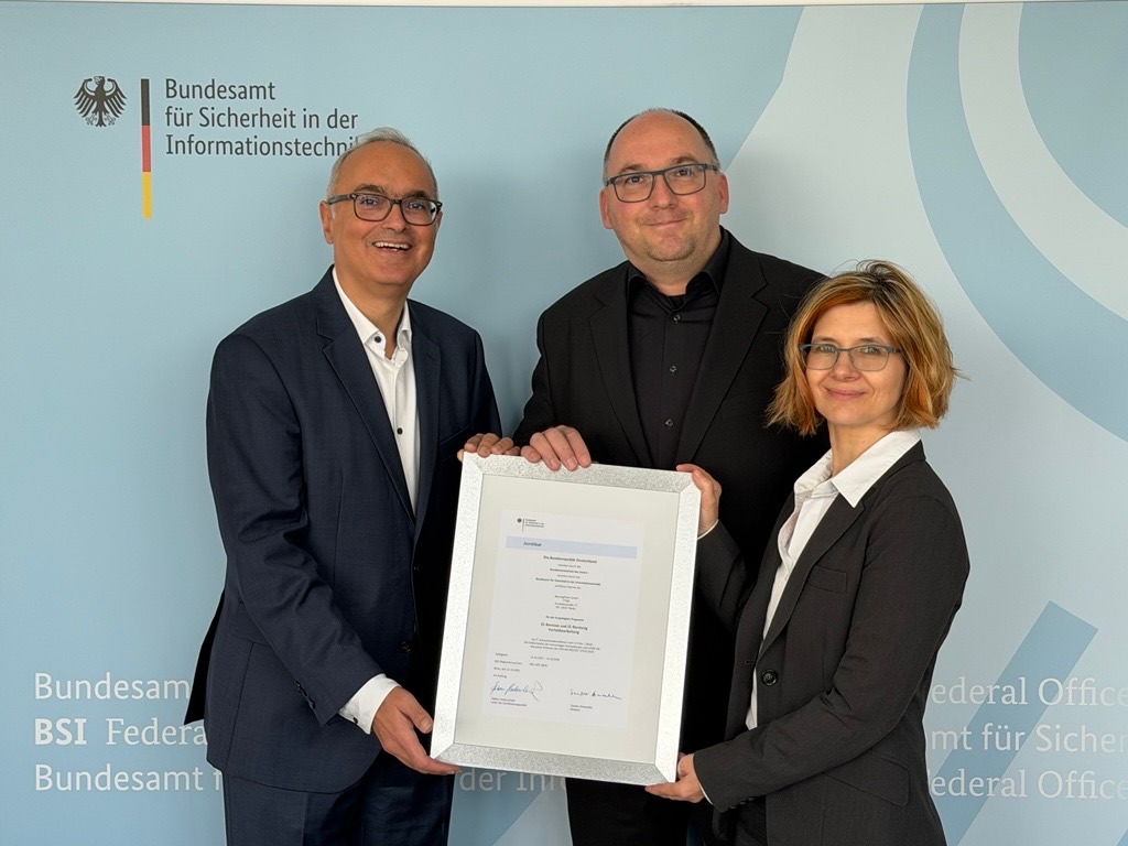 BearingPoint erhält BSI-Zertifizierung als IT-Sicherheitsdienstleister des Bundes / Zusätzliche Kompetenz für die öffentliche Verwaltung in der Cybersicherheit