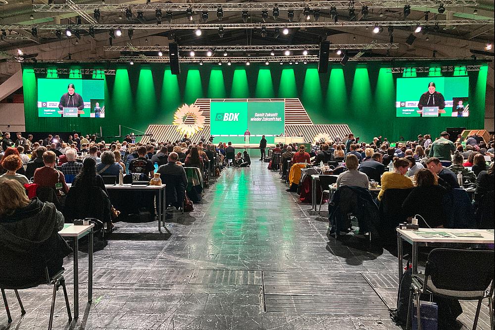 Grünen-Parteitag am 28.11.2025 über dts Nachrichtenagentur