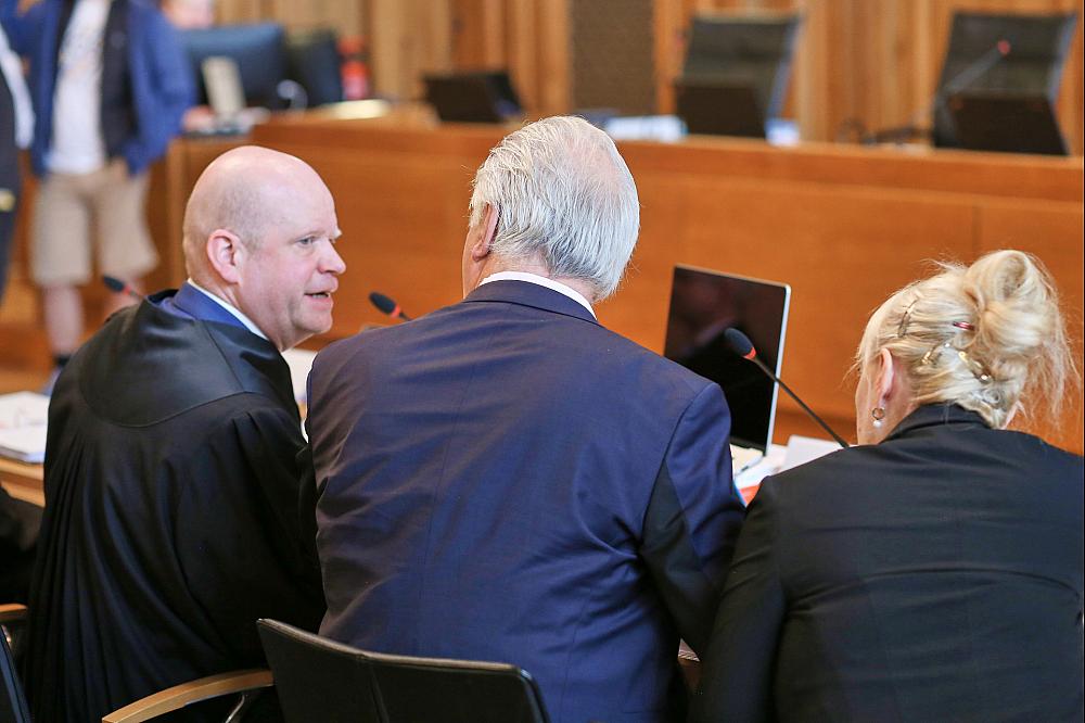 Ulrich Vosgerau, Jürgen Elsässer, Stephanie Elsässer (Archiv)