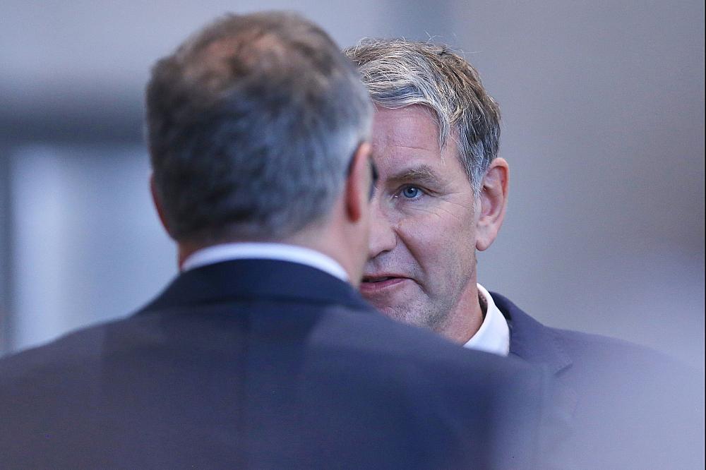 Mario Voigt und Björn Höcke (Archiv)
