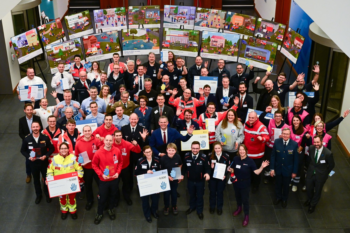 Der BMI-Förderpreis Helfende Hand 2025 zeichnet fünf ganz besondere Projekte für ihr ehrenamtliches Engagement aus / Erstmals wurde auch der Sonderpreis Inklusion vergeben