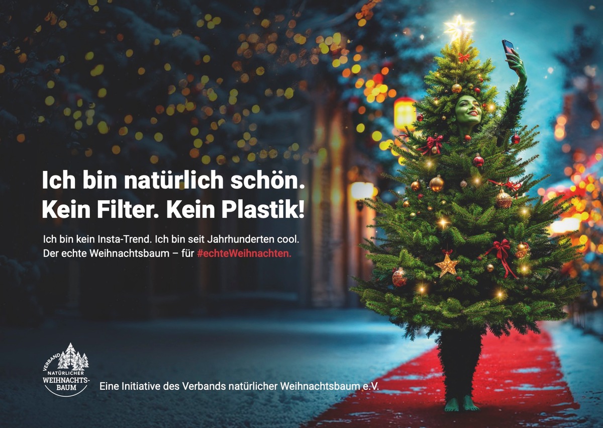 Erster bundesweiter Tag des natürlichen Weihnachtsbaums am 8. Dezember / Neuer Aktionstag feiert den echten Weihnachtsbaum: regional, nachhaltiger und mit Tradition
