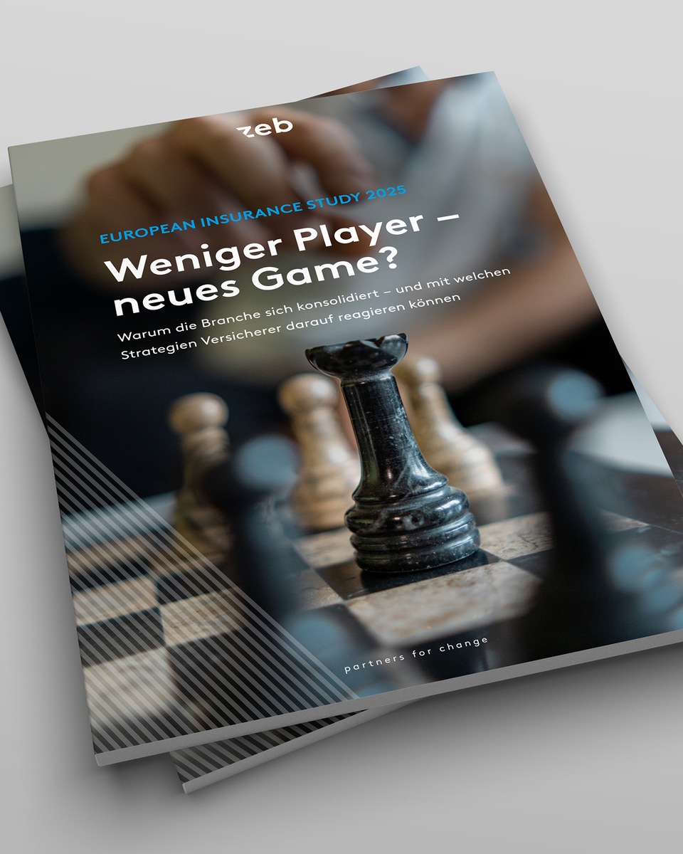 zeb.European Insurance Study 2025: Konsolidierung verändert europäischen Versicherungsmarkt / Vier zentrale Treiber erhöhen Druck auf Versicherer / Handlungsoptionen für kleinere und mittlere Anbieter