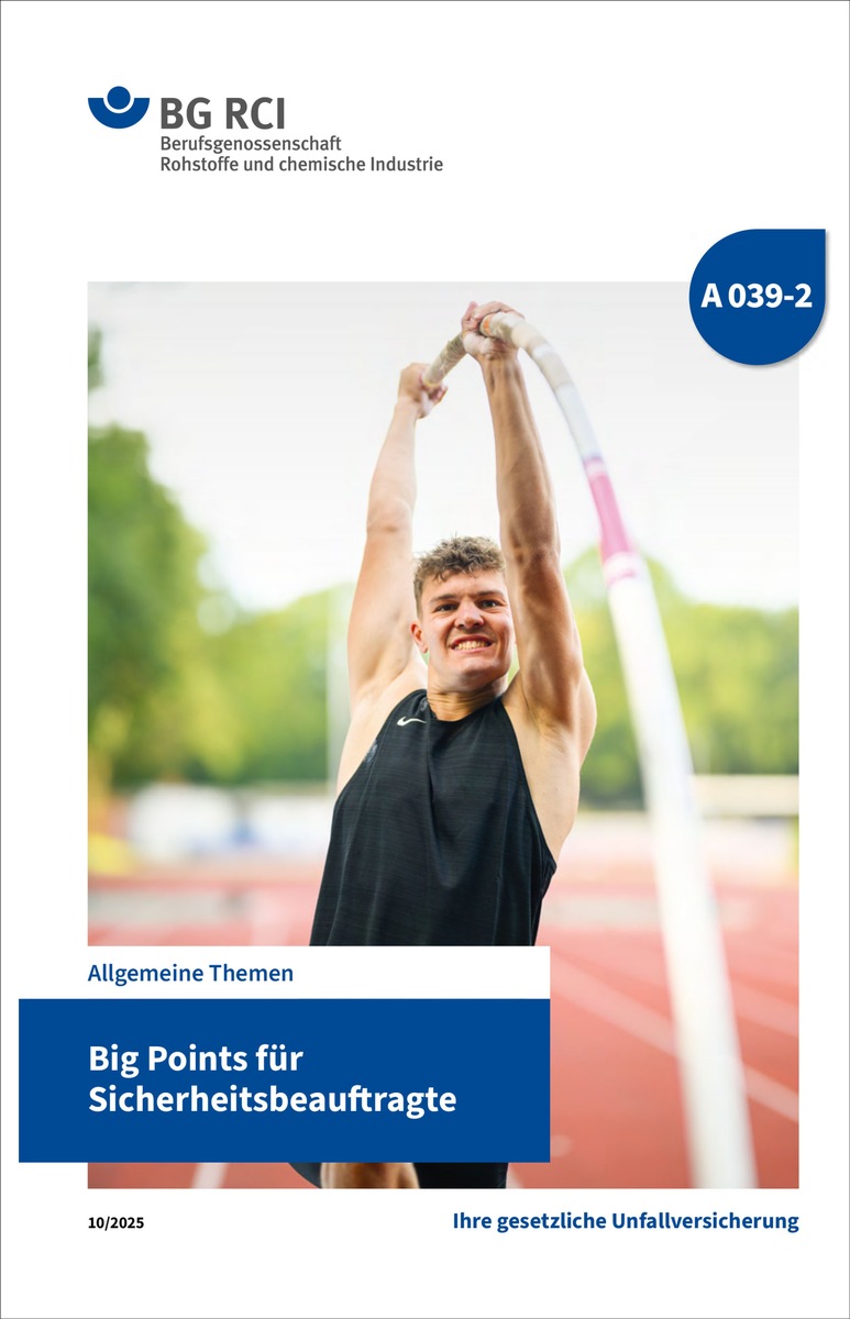 Zehnkämpfer für den Arbeitsschutz gewinnen / Publikation der BG RCI 