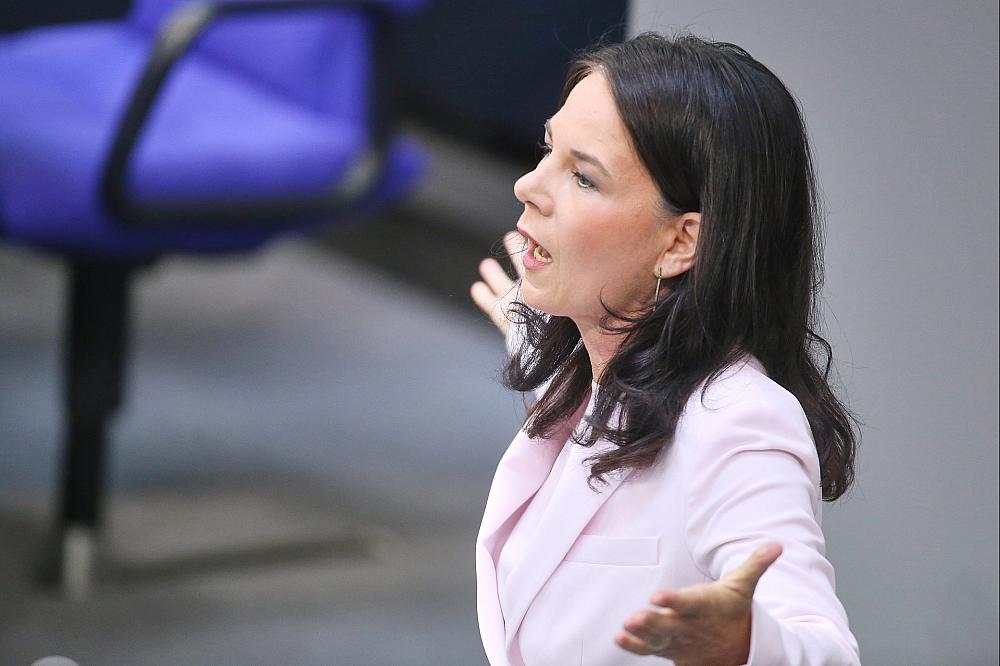 Baerbock: Kompromisslose Haltung zu ukrainischen Gebietsverlusten