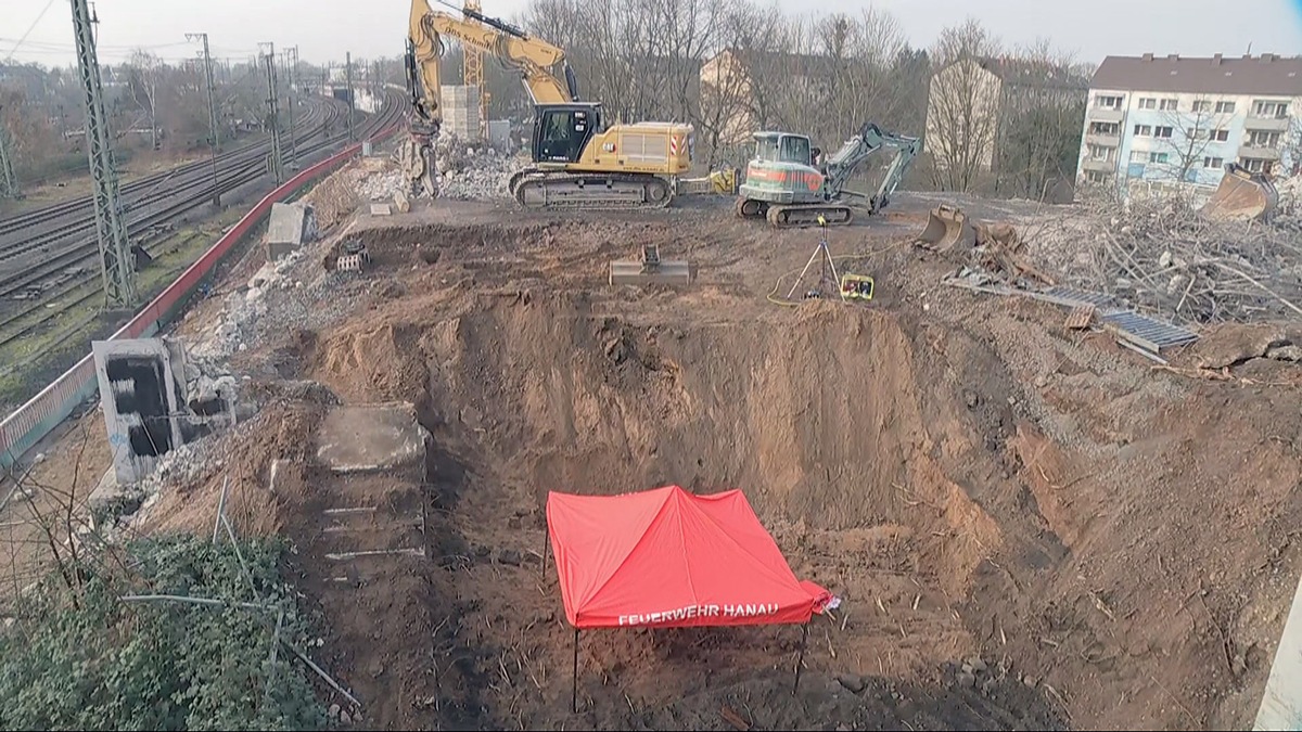 hr berichtet heute live von kontrollierter Bombensprengung in Hanau