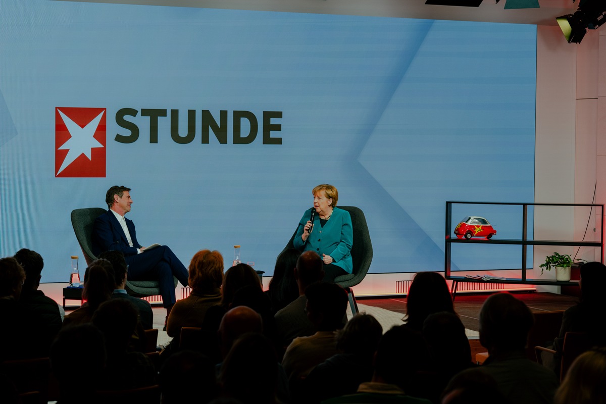 Livetalk-Format stern Stunde / Künstliche Intelligenz: Angela Merkel sieht Europa 