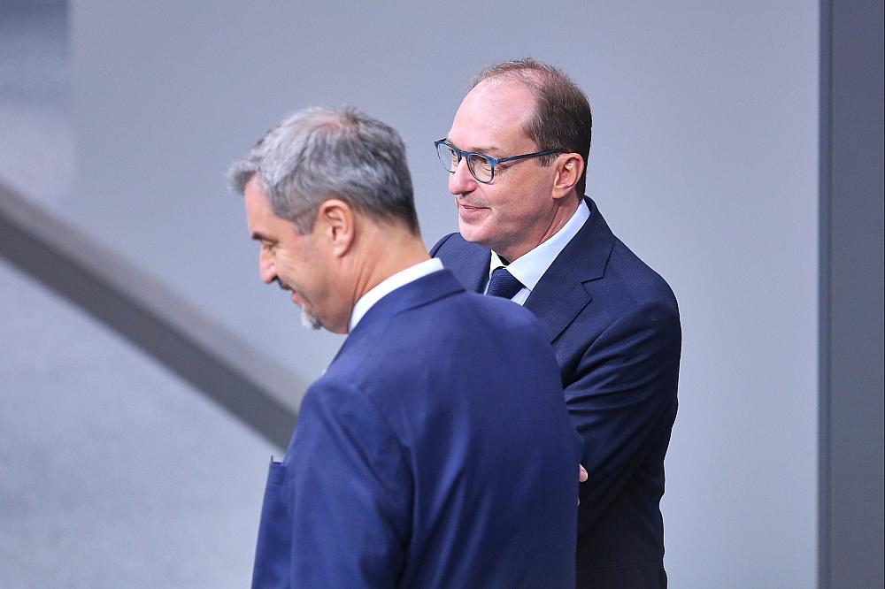 Markus Söder und Alexander Dobrindt (Archiv) über dts Nachrichtenagentur