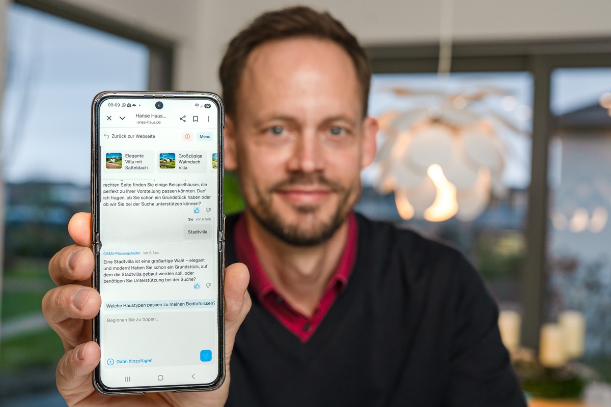 Die Hausplanung der Zukunft ist da: Oikos Group launcht den KI-gestützten Berater CASAI und setzt neuen digitalen Standard für den Hausbau